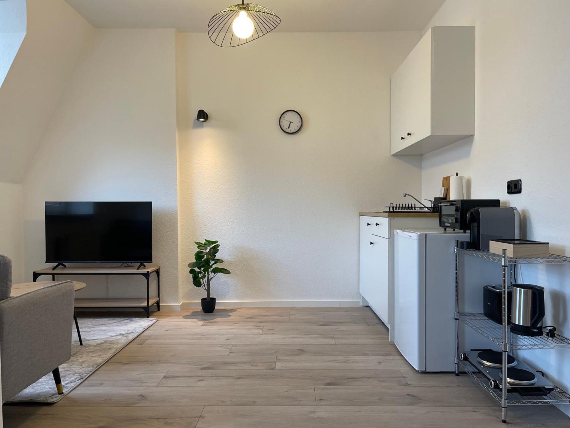 Raha Apartments - Modernes Studio-Apartment - Hbf - Gratis Parkplatz Erfurt Ngoại thất bức ảnh